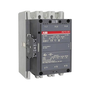 ABB A210-30-11-80 Contactor - A210301180
ABB Product ID: 1SFL4511001R8011
Coil Voltage: 220-240 VAC
No of Main Contacts: 3 NO, 0 NC
No of Aux Contacts: 1 NO, 1NC
Current Rating: 192 A

Include ABB LE300 Mounting Kit 1SFN075116R1000