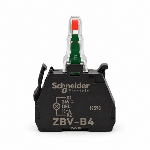 Schneider Electric ZBVB4 24V AC/DC Red LED Light Module