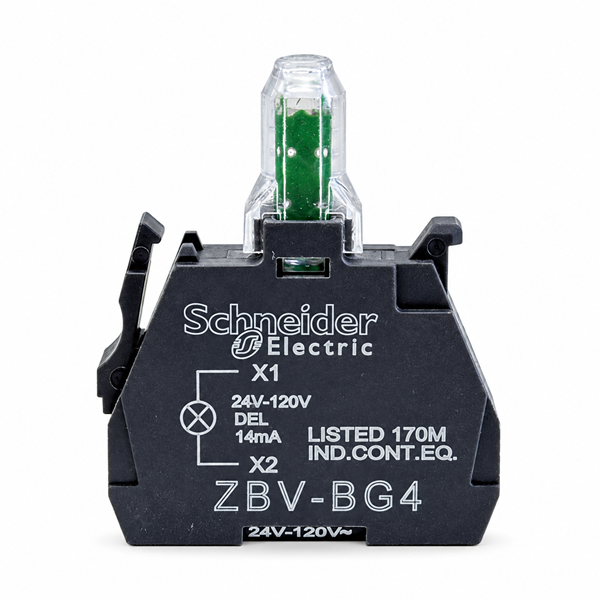 Schneider Electric ZBVBG4 24-120V AC/DC Red LED Light Module