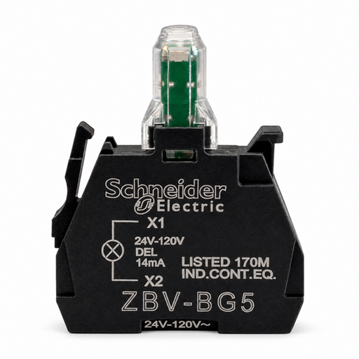 Schneider Electric ZBVBG5 24-120V AC/DC Orange LED Light Module