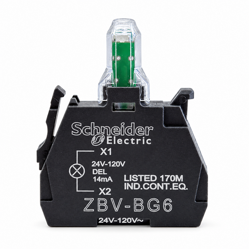 Schneider Electric ZBVBG6 24-120V AC/DC Blue LED Light Module