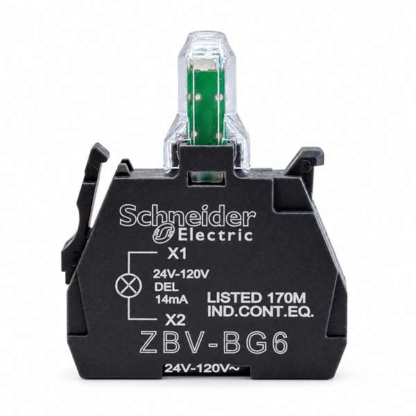 Schneider Electric ZBVBG6 24-120V AC/DC Blue LED Light Module