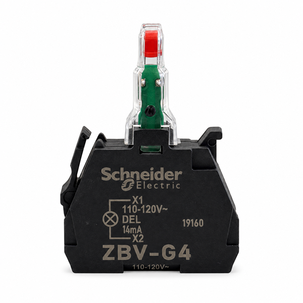 Schneider Electric ZBVG4 110-120V AC Red LED Light Module