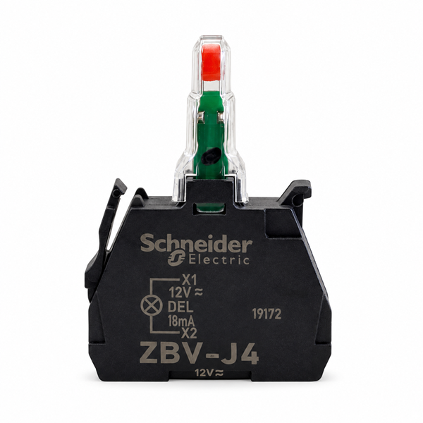Schneider Electric ZBVJ4 12V AC/DC Red LED Light Module