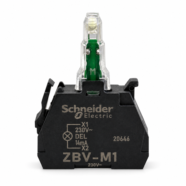 Schneider Electric ZBVM1 230-240V AC White LED Light Module