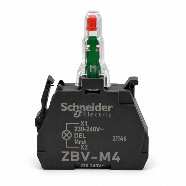 Schneider Electric ZBVM4 230-240V AC Red LED Light Module