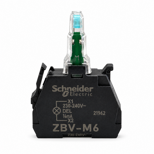 Schneider Electric ZBVM6 230-240V AC Blue LED Light Module