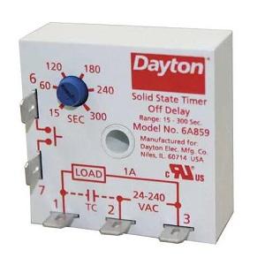 Dayton 6A858 Solid State Timer Relay  0190735359723