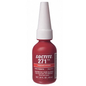 Loctite 271 Threadlocker  10ml Bottle Red  High Strength  Mfr #: 27121 / 135380 