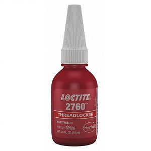 Loctite 2760 Threadlocker  10ml Bottle Red  High Strength  Mfr #: 303441 