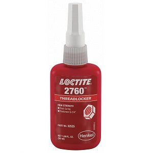 Loctite 2760 Threadlocker   50ml Bottle Red  High Strength   Mfr #: 32525 / 303440 